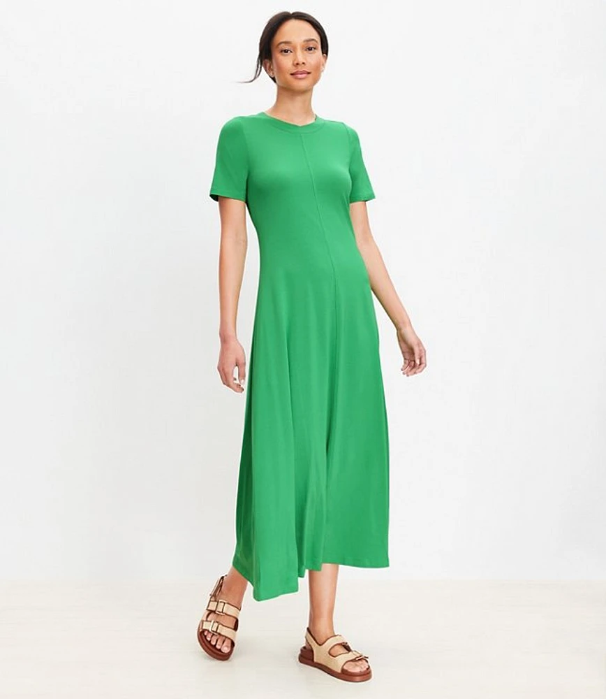 Petite Short Sleeve Maxi Dress