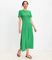 Petite Short Sleeve Maxi Dress