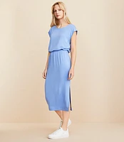 Lou & Grey Signaturesoft Column Midi Dress