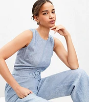 Chambray Linen Jumpsuit