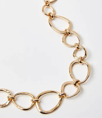Modern Circle Link Necklace