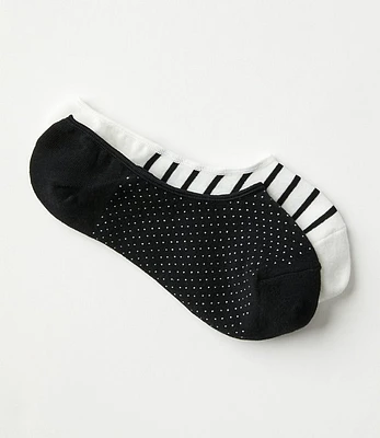 Dot & Stripe No Show Sock Set