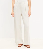 Petite Curvy Peyton Trouser Pants in Linen Blend