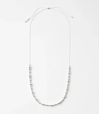 Ball Pull Tie Necklace