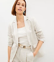 Linen Blend Modern Blazer