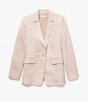 Linen Blend Modern Blazer