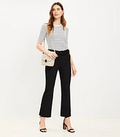 Tall Belted Sutton Kick Crop Pants