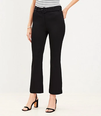 Tall Belted Sutton Kick Crop Pants