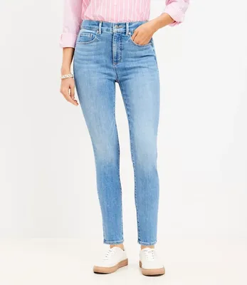 High Rise Skinny Jeans Classic Mid Wash