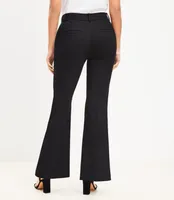 Curvy Pintucked Sutton Flare Pants