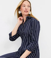 Striped Maxi Shirtdress