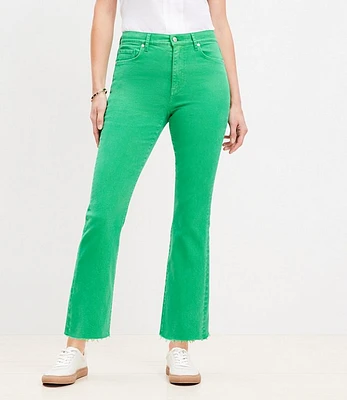 Fresh Cut High Rise Kick Crop Jeans Juicy Lime