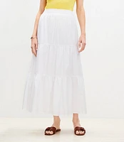 Tiered Maxi Skirt