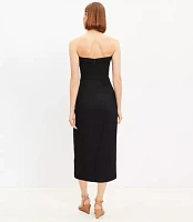 Strapless Midi Dress