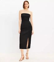 Strapless Midi Dress