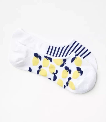 Lemon No Show Sock Set