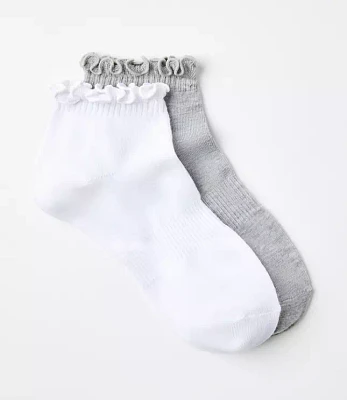 Ruffle Sneaker Socks
