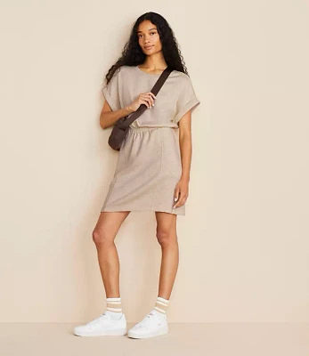 Lou & Grey Heathered Scubasoft Mini Pocket Dress