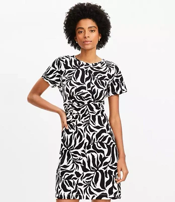 Fern Draped Mini Tee Dress