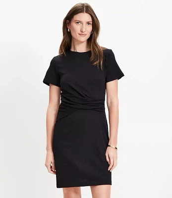 Tall Draped Mini Tee Dress