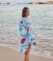 LOFT Beach Seaside Button Pocket Swimsuit Coverup