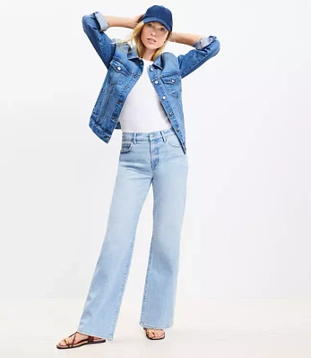 Tall Mid Rise Relaxed Straight Jeans Wash