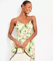 Petite Blossom Smocked Strappy Mini Dress