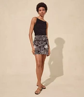 Petite Tropical Mini Skirt