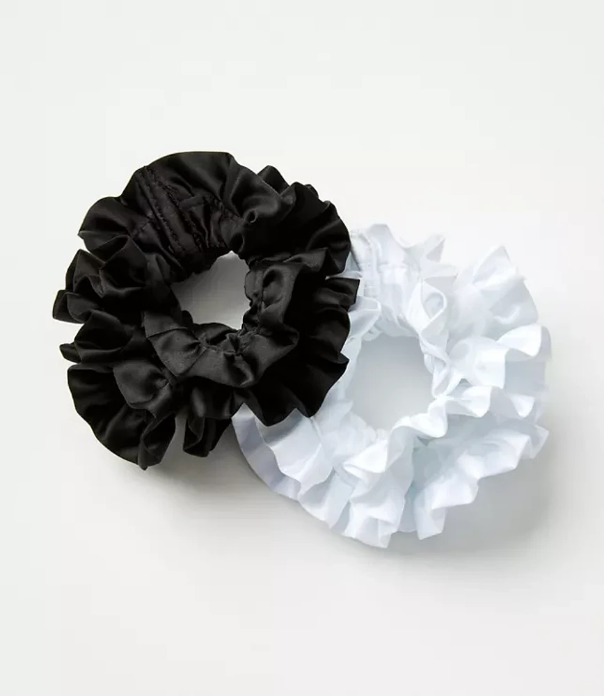 Ruffle Scrunchie Set