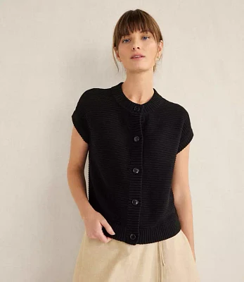 Haven Well Within Organic Cotton Linen Short Sleeve Vest