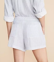 Lou & Grey Striped Triple Cloth Shorts