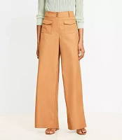 Tall Patch Pocket Wide Leg Pants