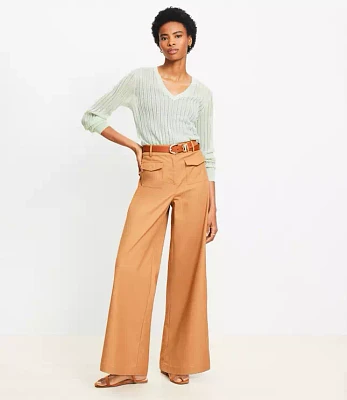Tall Patch Pocket Wide Leg Pants