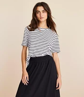 Lou & Grey Striped Softened Tee