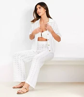 Petite LOFT Beach Pointelle Shirt