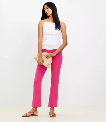 Petite High Rise Kick Crop Jeans Watermelon Sorbet