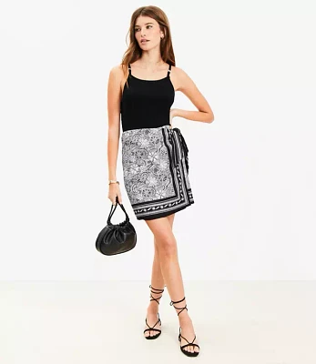 Petite Deco Mini Wrap Skirt