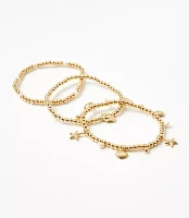 Seaside Charm Stretch Bracelet Set