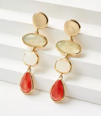 Stone Drop Earrings