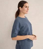 Haven Well Within Cotton Blend Textured Crewneck Tee