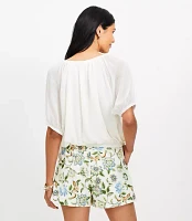Side Tie Bubble Top