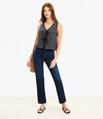 Mid Rise Slim Jeans Rich Dark Indigo Wash