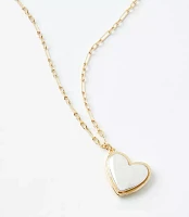Heart Mixed Metal Necklace