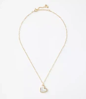 Heart Mixed Metal Necklace