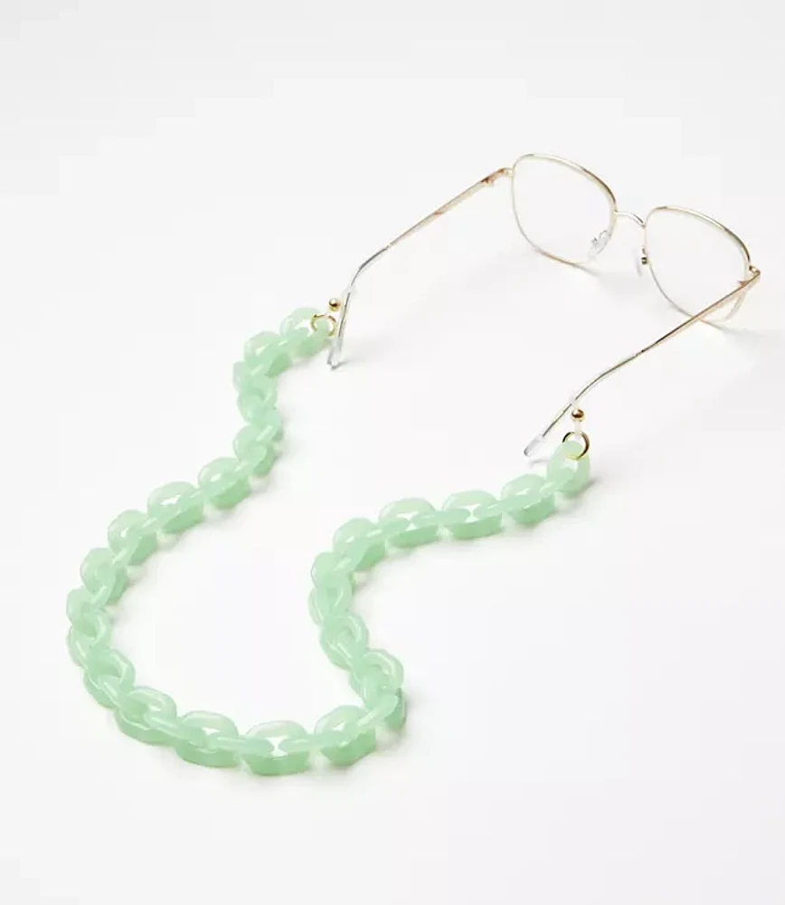 Resin Chain Link Eyeglass Chain