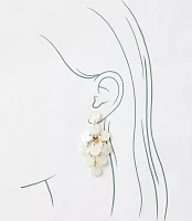 Mother Of Pearl Shell Chandelier Earrings