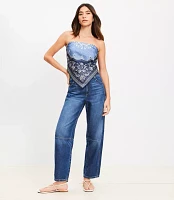Petite Bandana Strapless Top