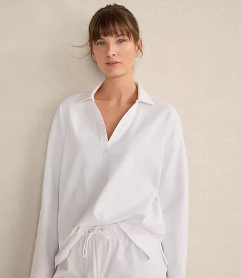 Haven Well Within Organic Cotton Relaxed Long Sleeve Top
