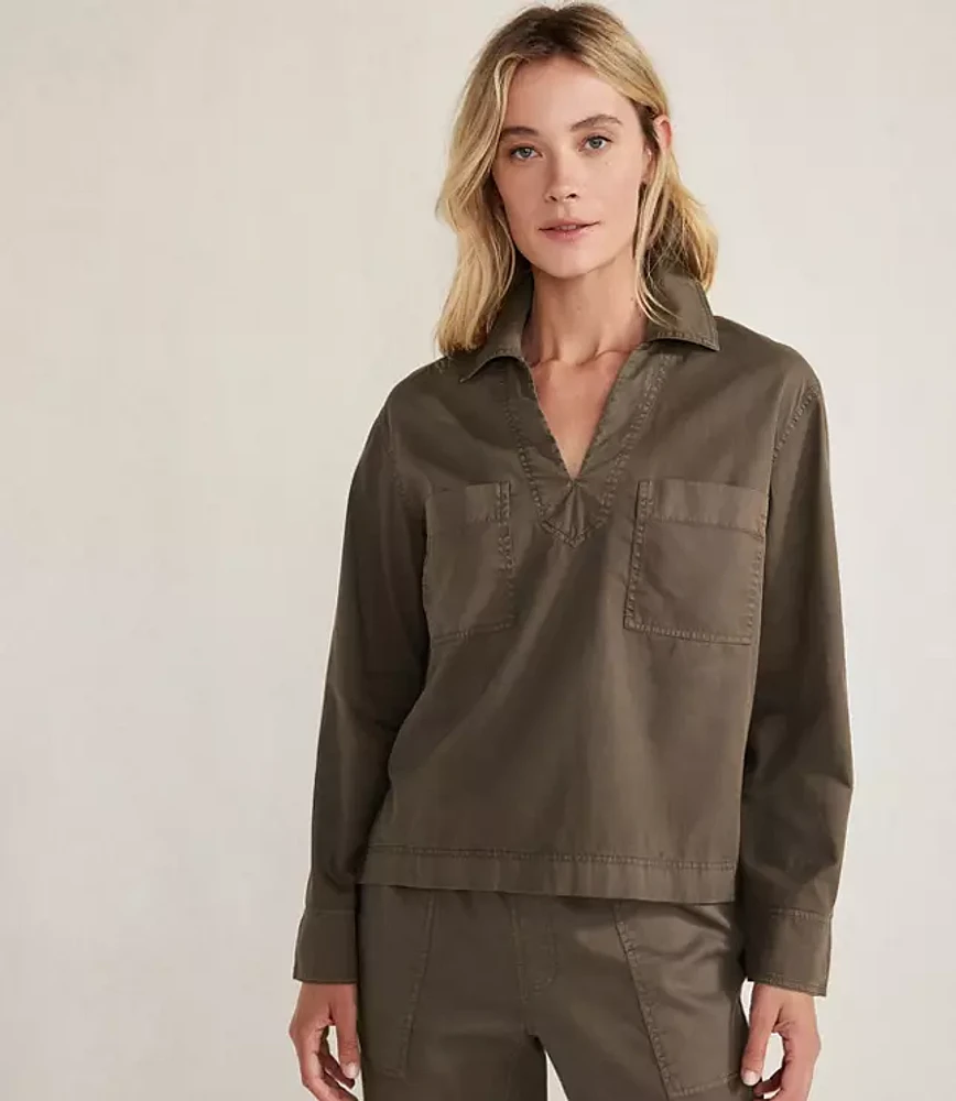 Haven Well Within Lightweight Twill Collared Pullover