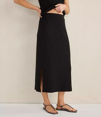 Haven Well Within Organic Cotton Rib Knit Skirt